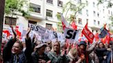 "Presidente, quédate": el clamor de una masiva movilización en Madrid para apoyar a Pedro Sánchez