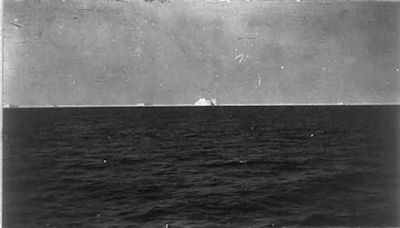 100 años después sale a la luz la foto del iceberg que hundió al Titanic