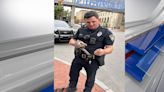 Police rescue wayward snake from downtown