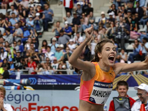 Ukrainian Yaroslava Mahuchikh shares her feelings after breaking world record in high jumping