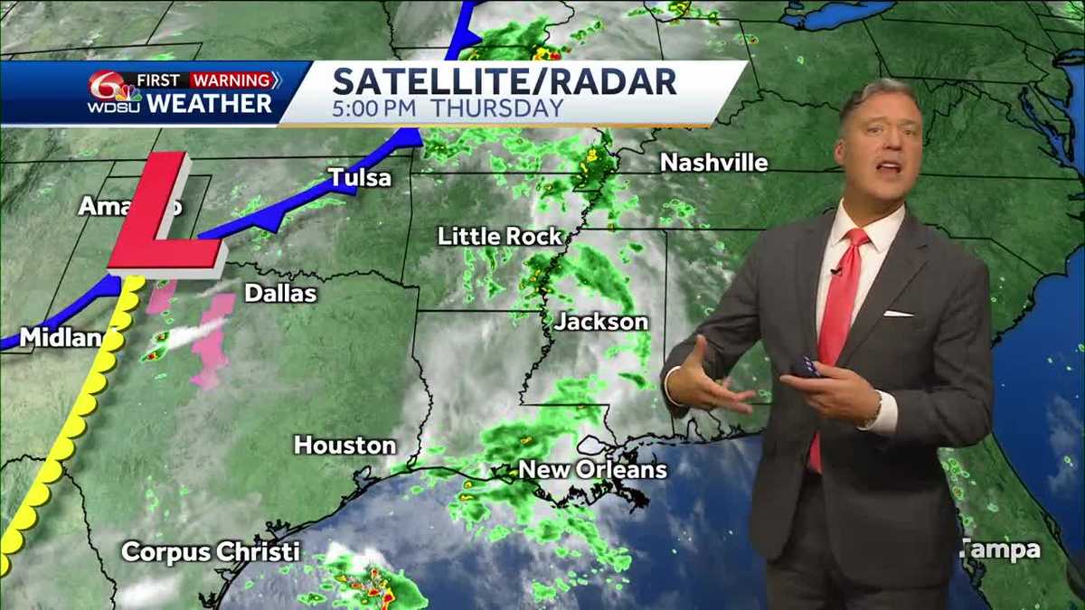 Timing and chances for rain Friday, how hot this weekend, here: