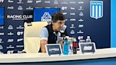 Costas en Racing: del "no jugamos para nada bien" a "un partido sobre la arena"