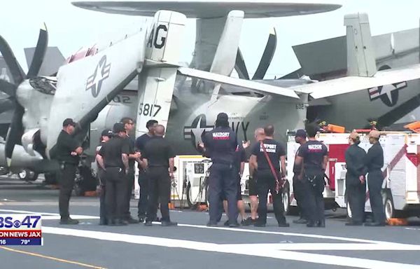 USS George Washington visits Jacksonville ahead of South America deployment