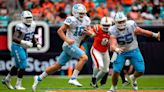 North Carolina Tar Heels beat Miami Hurricanes in ACC Coastal Division game, 27-24