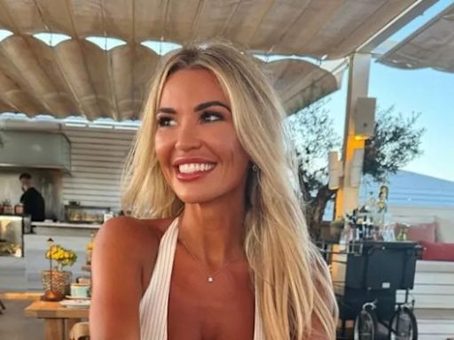 Christine McGuinness says 'dreams come true' as she strips off during Ibiza break with mystery company