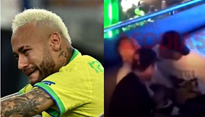 Neymar llorando en un boliche: Su reacción a la eliminación de Brasil que es viral