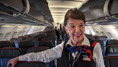 Bette Nash, who held the Guinness World Record for the longest-serving flight attendant, dies at 88