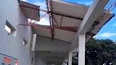 Un vendaval destechó dos aulas en el colegio El Trébol, en Chinchiná (Caldas)