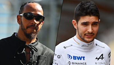 Hamilton and Ocon to start Azerbaijan GP from pit lane