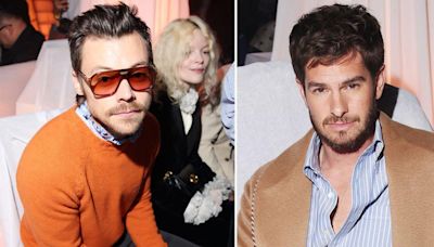 Harry Styles and Andrew Garfield share sweet moment that fangirls can’t get over