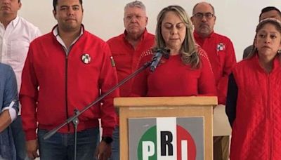 "Candidatura se la dio el PRI y Alejandro Moreno", responde Sara Rocha a Galindo (video)