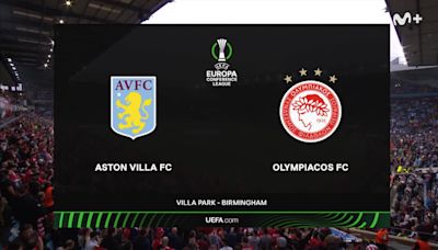 Resumen y goles del Aston Villa vs Olympiacos, ida de semifinales de la Conference League