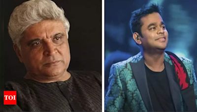 Javed Akhtar remembers AR Rahman's strange but distinctive method: ‘Whenever we entered the music room, he would light a candle…’ - Times of India