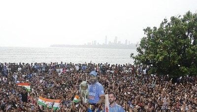 11 hospitalised as sea of fans joins Team India's victory parade in Mumbai