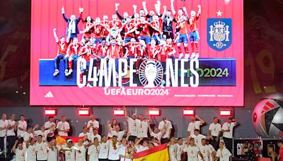 UEFA Euro 2024: Thousands Take The Streets As Spain Players Get A Rousing Welcome - In Pics