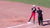 Video: MacKenzie Chrysler of Milan delivers big hits against Airport.