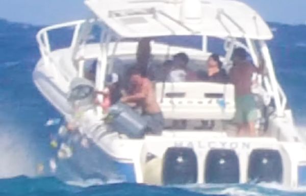 Boozy Boca Bash partiers dump heaps of garbage into Atlantic as over a dozen arrested in annual aquatic rave