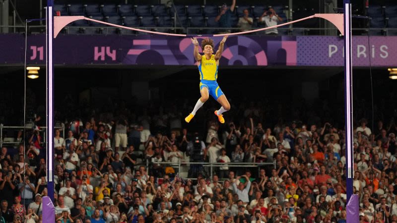 Mondo Duplantis breaks pole vault world record for the ninth time in his career