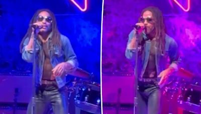 Lenny Kravitz performs legendary songs at star-studded Cannes Lions event