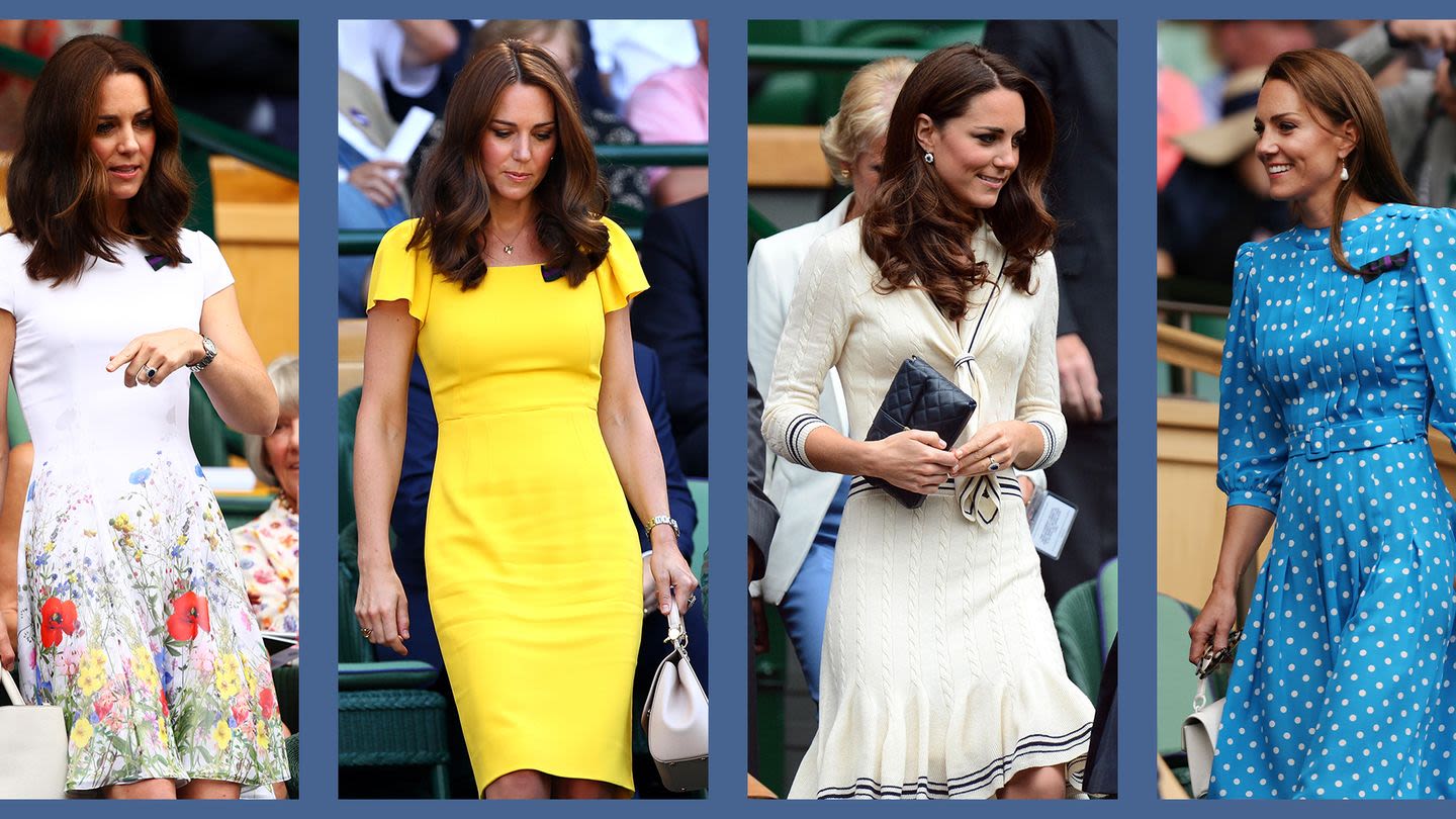 Kate Middleton's Wimbledon Style Throughout the Years