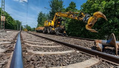 Bahn - Wendlingen am Neckar - Bahnstrecke zwischen Wendlingen und Metzingen gesperrt