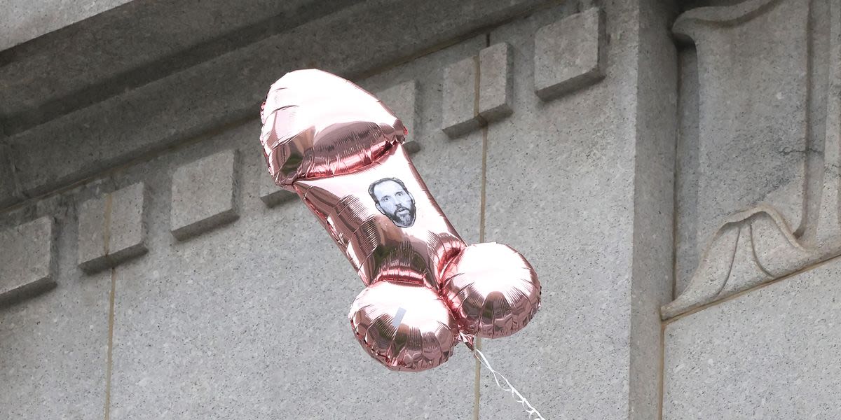 Watch Pink Penis Balloons Fly At Trump Trial And Learn The Surprising Reason Why