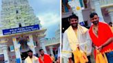 Music composer-actor Chandan Shetty Visits Temple In Karnataka With Friend - News18