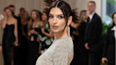 Emily Ratajkowski Opts for Nearly Naked Florals at the Met Gala