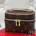 ☆名品寶庫☆Louis Vuitton Lv NICE NANO 原花 迷你 化妝箱 M44936 *現貨*☆