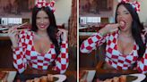 Former Miss Croatia teases Japanese fans with sushi video after win at World Cup