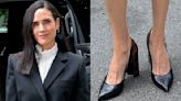 Jennifer Connelly Embraces Logomania With Louis Vuitton Monogram Block Heels for ‘The View’