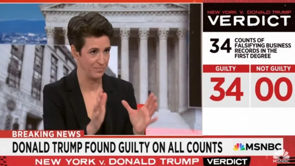 Rachel Maddow Predicts Trump Will Campaign Against American Legal System After Conviction: ‘Vote for Me and I’ll Destroy It’