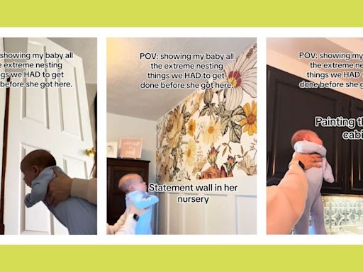 Mom’s TikTok showing newborn all the nesting she did before arrival will make you LOL