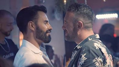 Rylan Clark snogs hunky Italian on wild night out with Rob Rinder for BBC show