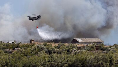 Two wildfires are burning near Greece’s capital, fueled by strong winds | World News - The Indian Express