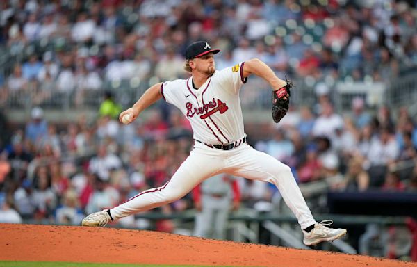 Braves pitching prospect Spencer Schwellenbach strikes out 5 in mixed MLB debut