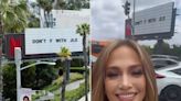Jennifer Lopez Visits Netflix's 'Don't F with JLo' Billboard: 'Just a Little Friendly Reminder!'