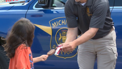 'Make somebody's day a little bit brighter': Cone with a Cop goes mobile