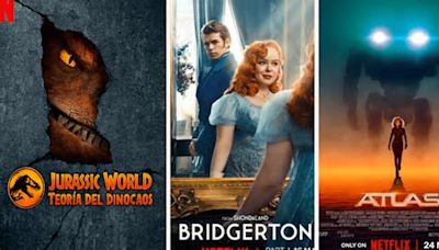 Netflix: ‘Atlas’, ‘Bridgerton 3’, 'Jurassic World' y más llegan a la plataforma este mes de mayo