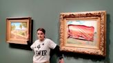 Ativista presa por colar cartaz sobre pintura de Monet em Paris