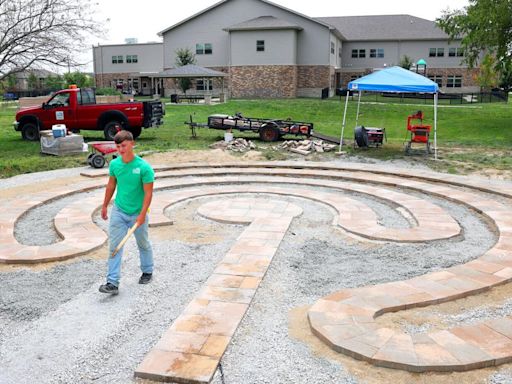 Meditation walk and labyrinth at the Empowerment Center to provide nature encounter