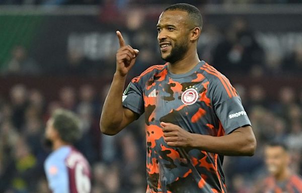 El Kaabi hits hat-trick as Olympiakos shock Aston Villa, Fiorentina edge Brugge