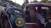 Florida deputy shatters window to save toddler locked inside hot car