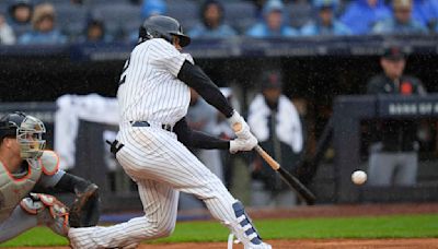 Yankees beat Tigers 5-2 behind Soto's 3-run double to finish 3-game sweep with rain-shortened win