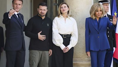 Macron recibe a Zelenski tras el anuncio de envío de Mirage a Ucrania