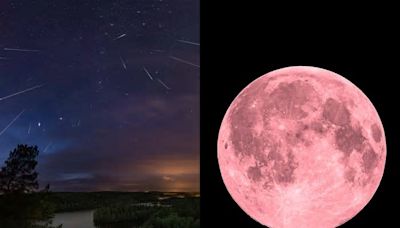 The Lyrid meteor shower will align with April's 'pink moon.' Here's how to watch it.