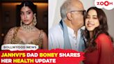 Janhvi Kapoor has been released from the hospital, her health update has been shared by Boney Kapoor
