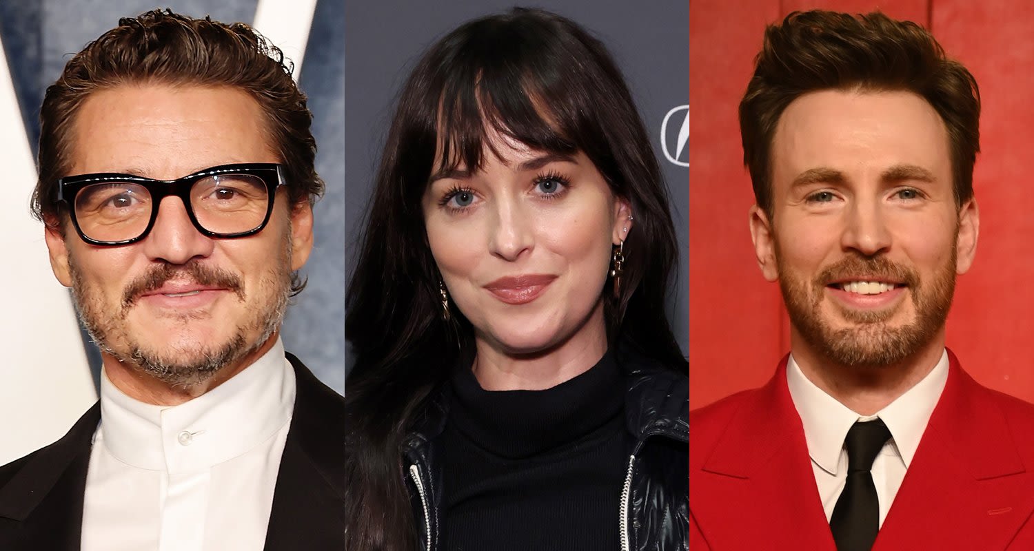 Pedro Pascal Shares Photos From ‘Materialists’ Wrap Party with Co-Stars Dakota Johnson & Chris Evans