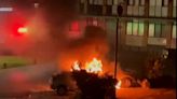 Dos vehículos se incendian frente a la Gobernación del Biobío - La Tercera