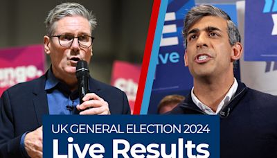 Follow the vote: UK general election live results 2024